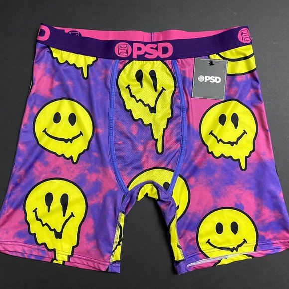 PSD Men's Boxer Brief Smiley Dripped Print - Picture 2 of 2